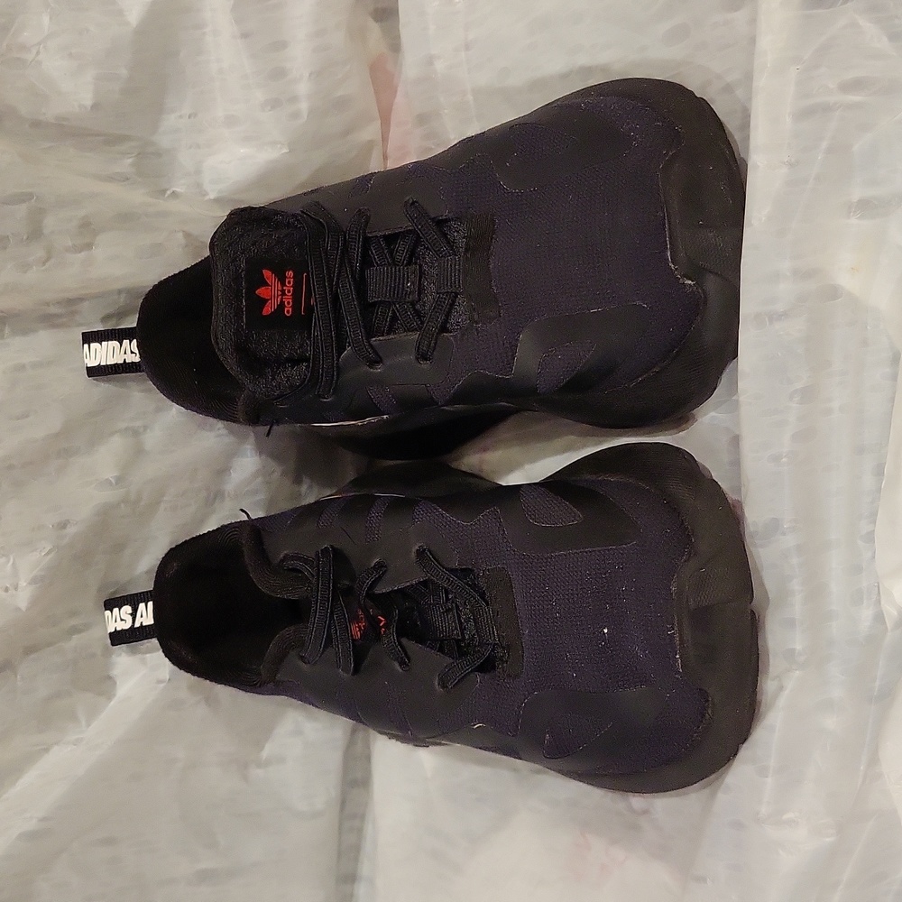 Adidas ZX 2K Boost Tape Core Black Tennis Shoes Toddler 8 - Picture 2 of 8